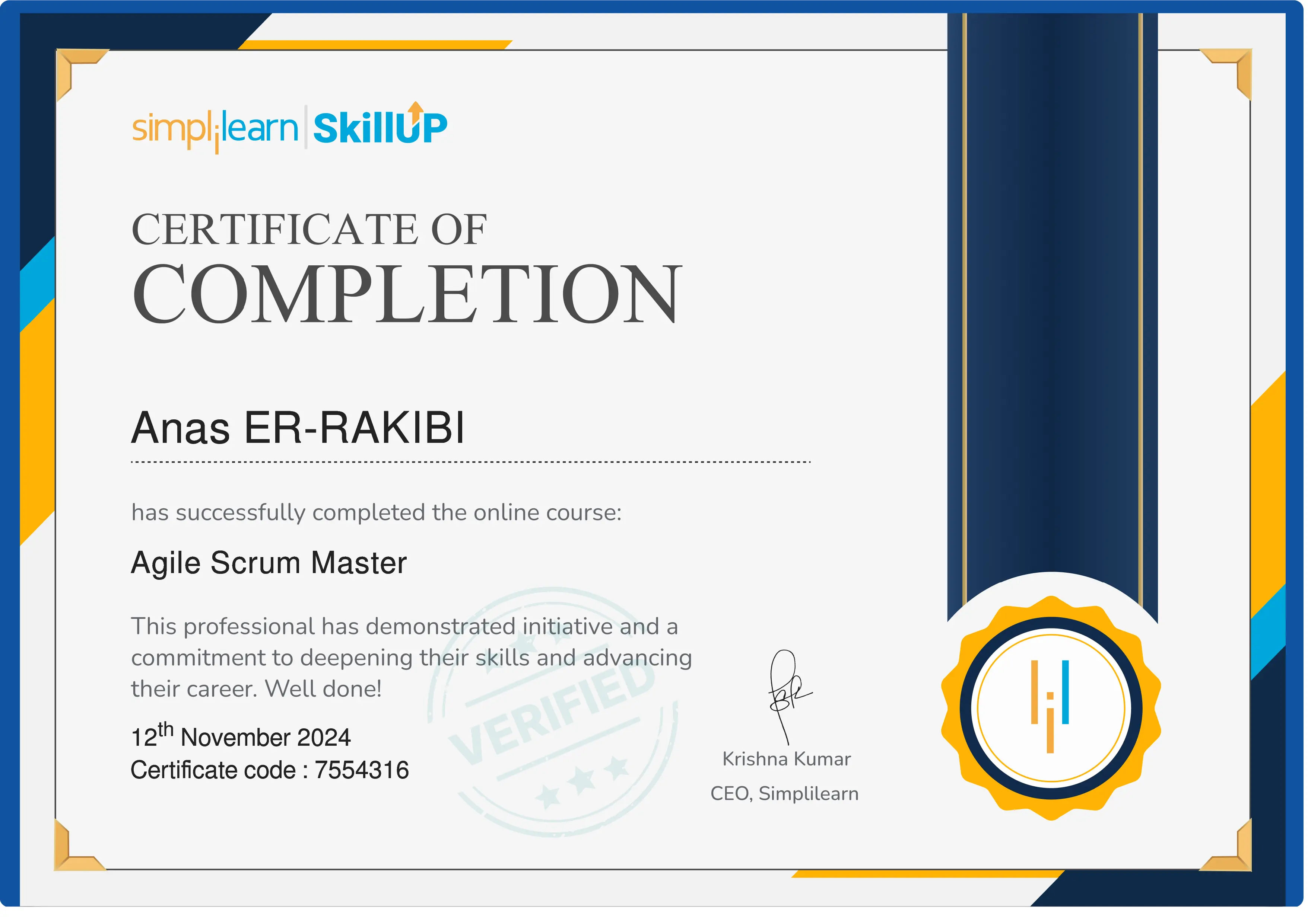 Agile Scrum Master