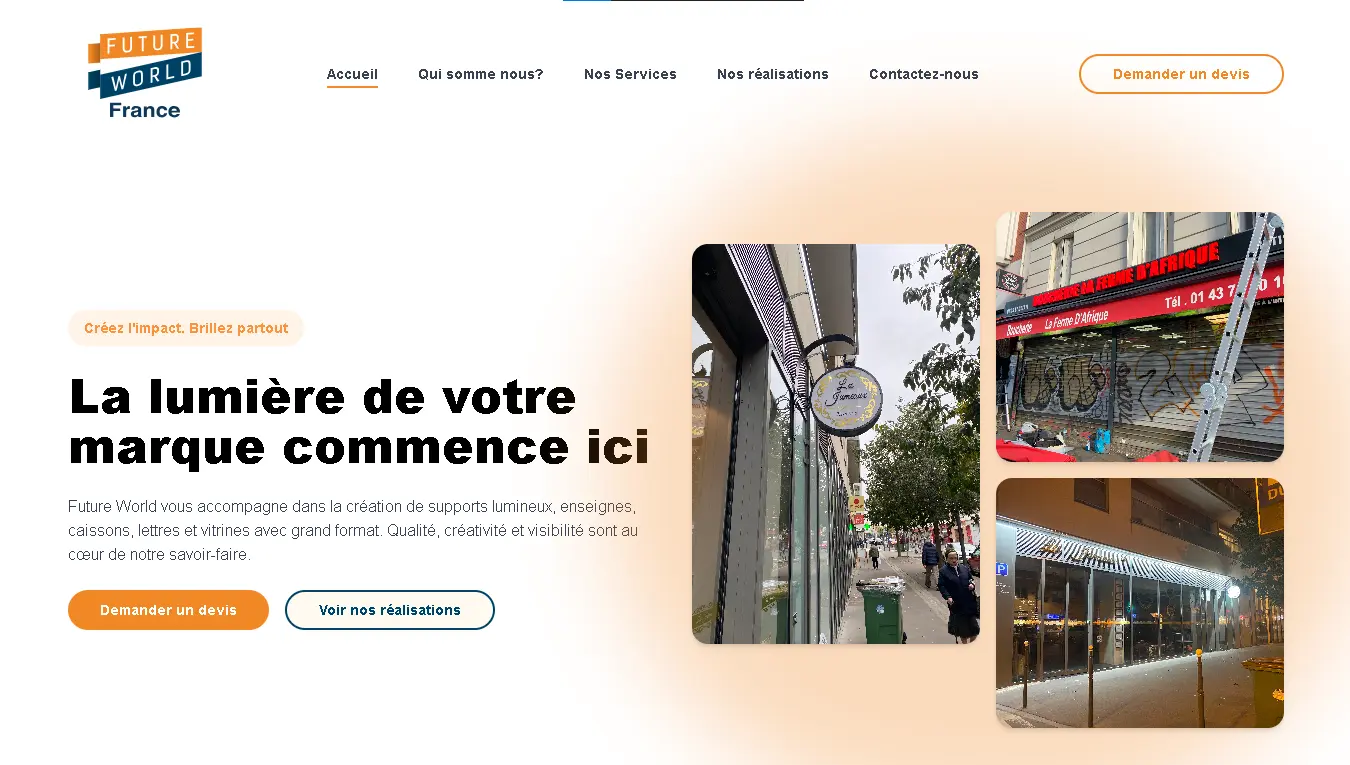 Future Wolrd website