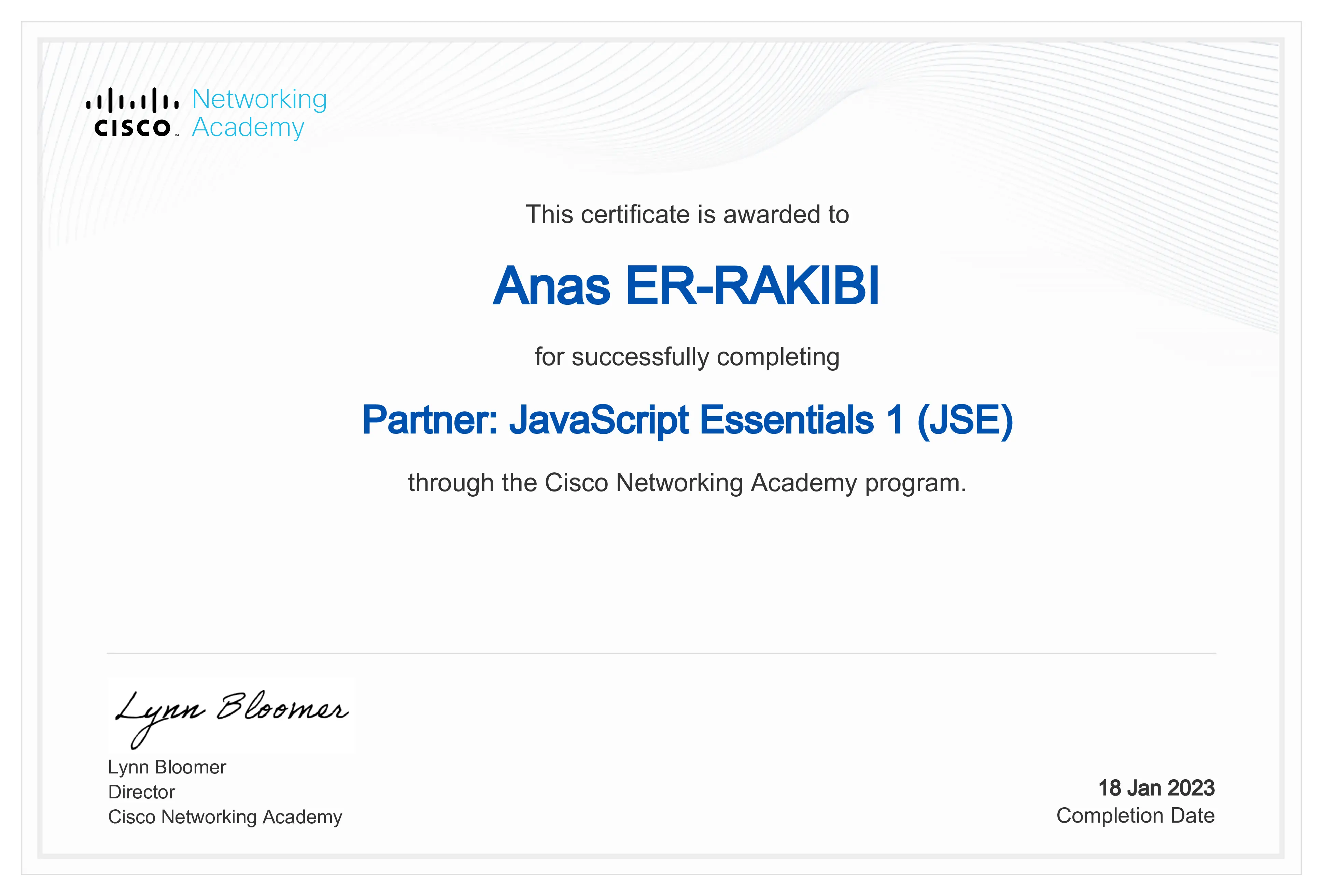 JavaScript Essentials 1 (JSE)